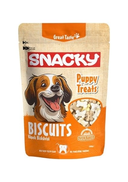 Puppy Treats Diş Temizliği Destekleyici Köpek Ödül Bisküvisi 200 gr