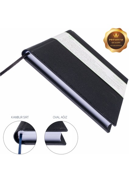 Piyano Nota Defteri (Anahtarsız Üçlü Sistem Tırnaklı) - Planner El Dikişi (A/5)