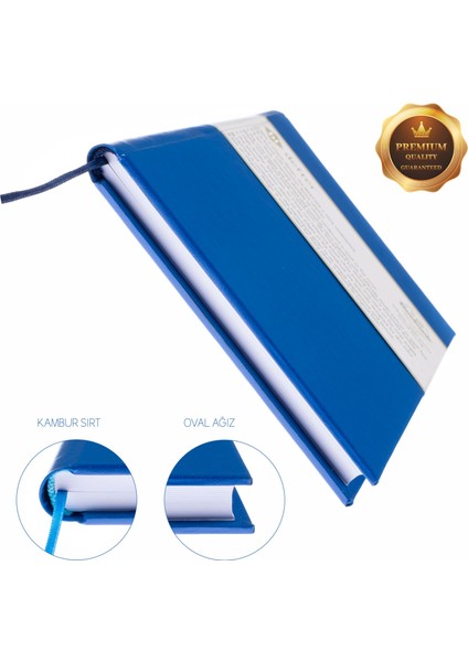 Müzik Nota Defteri (Sol Anahtarlı Kesik Çizgili) - Yıllık Planner El Dikişi (A/5)