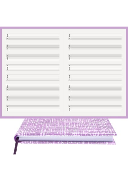 Gitar Nota Defteri (Tab Anahtarlı) -Yıllık Planner El Dikişi, Özel Tasarım (A/5) fırsatları