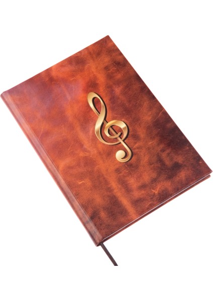 Gitar Nota Defteri (Tab Anahtarlı, Sağ Kesik Çizgili) - Planner El Dikişi (A/5)