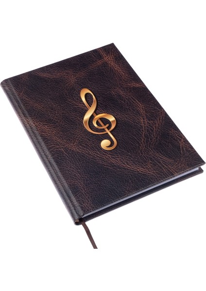 Gitar Nota Defteri (Tab Anahtarlı, Sağ Sol Kesik Çizgili) - Planner El Dikişi (A/5)