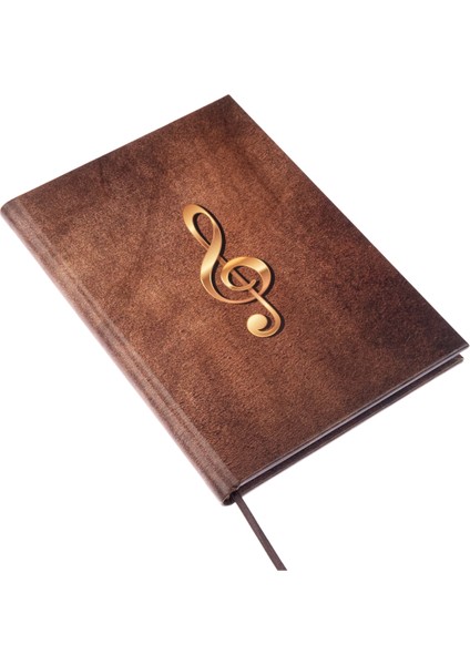 Gitar Nota Defteri (Anahtarsız Ikili Sistem) - Planner El Dikişi, Özel Tasarım (A/5)