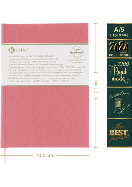 Gitar Nota Defteri (Tab Anahtarlı Akortlu) - Planner El Dikişi (A/5) modelleri