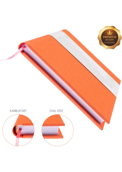 Gitar Nota Defteri (Sol ve Tab Anahtarlı Akortlu) - Planner El Dikişi (A/5)