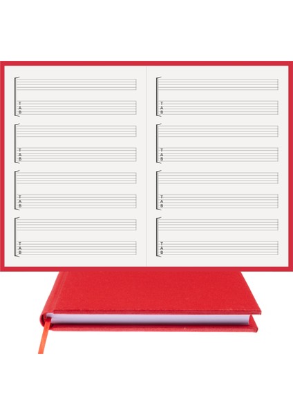 Gitar Nota Defteri (Boş ve Tab Anahtarlı) - Planner El Dikişi, Özel Tasarım (A/5) fırsatları