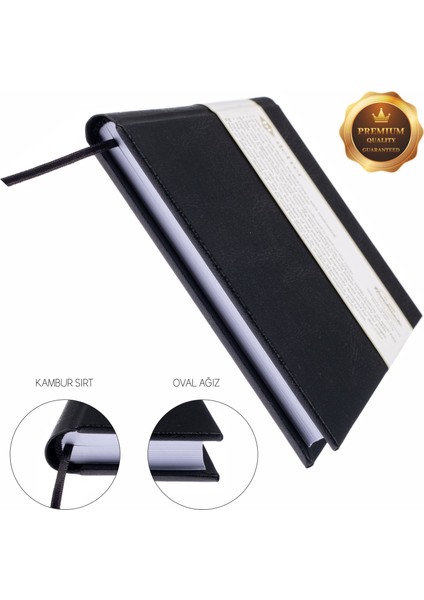 Müzik Nota Defteri (Anahtarsız Üçlü Sistem) - Yıllık Planner El Dikişi (A/5)