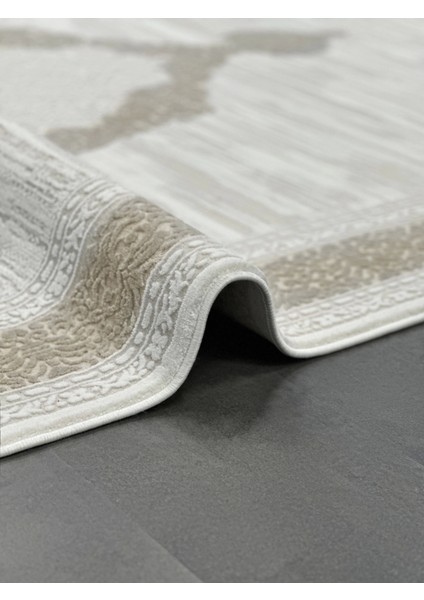 Çırağan Koleksiyonu Dokuma Mikrofiber Modern Klasik Salon Halısı Mutfak Halısı Çocuk Halısı Yolluk E107