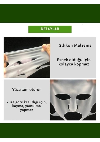 - Yüz Maskesi Koruyucu & Sabitleyici - Kağıt Maske Sabitleyici - Gri