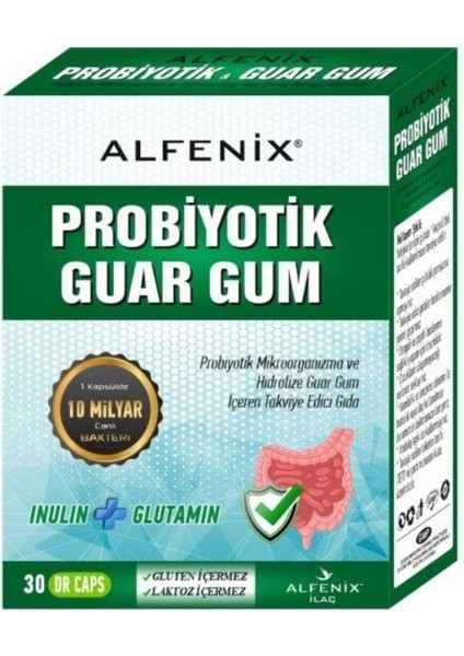 Probiyotik Hidrolize Guar Gum 30 Kapsül
