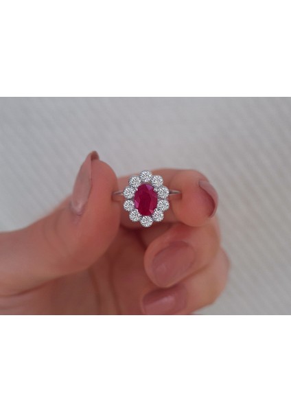 Pırlanta ve Oval Yakut Taşlı Umay Yüzük 0442R0001 fırsatları