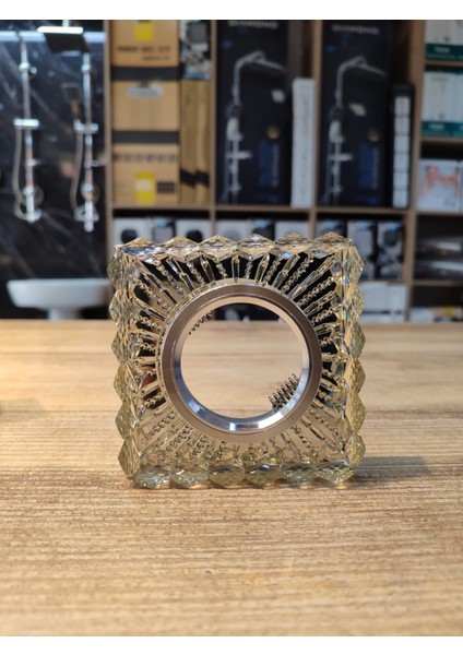 Kare Kristal Cam Spot Beyaz 6500K Ampul ve GU10 Duy Dahil HL95-1027