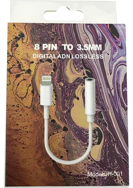Lightning To Aux 3.5mm Kulaklık Çevirici Dönüştürücü Adaptör
