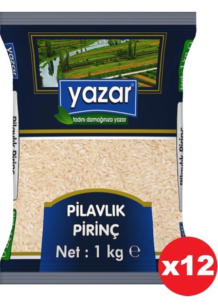 Pilavlık Saf Pirinç 1 kg x 12