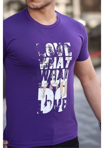 Mavi Erkek Slim Fit Bisiklet Yaka T-Shirt modelleri