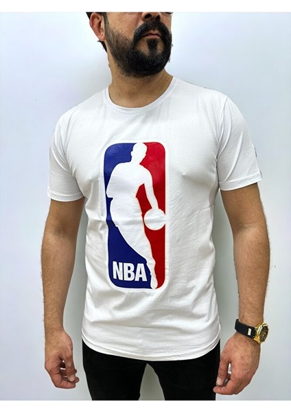 Siyah Bisiklet Yaka Erkek Baskılı T-Shirt modelleri