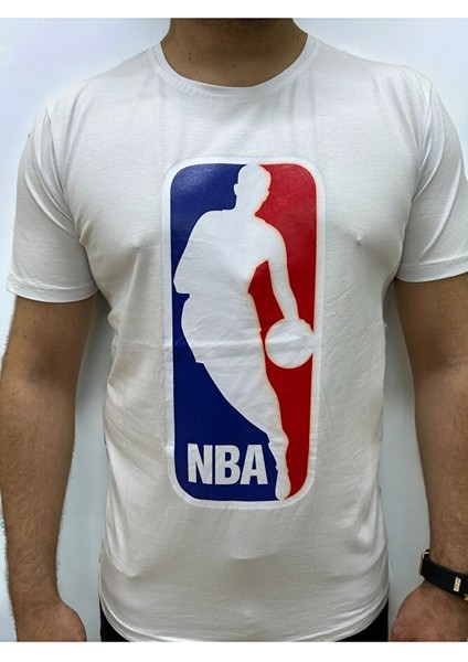 Siyah Bisiklet Yaka Erkek Baskılı T-Shirt indirimleri