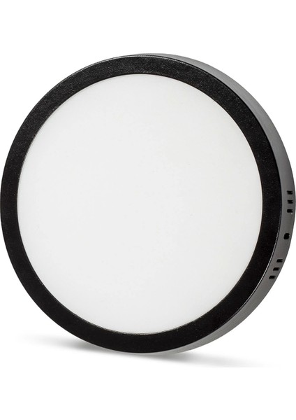 18W Sıva Üstü LED Panel Siyah Oval