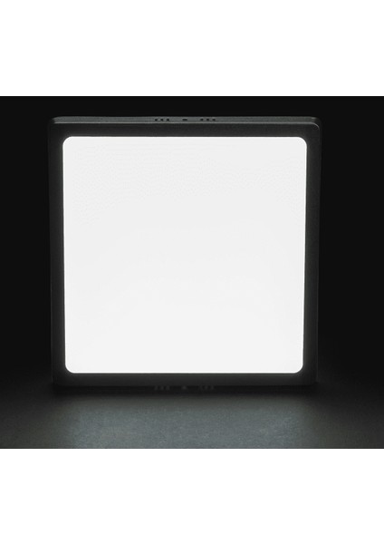 24W Sıva Üstü LED Panel Siyah Kare