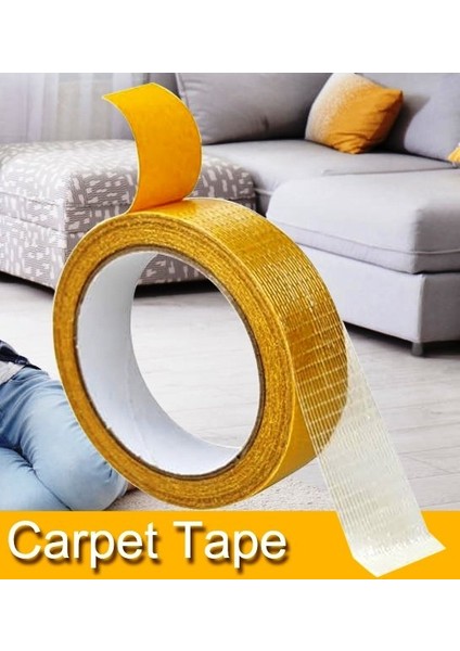 Halı Kaydırmaz Bant Çift Taraflı Dokuma Teknoloji Süper Güçlü Çerçeve Taşıyıcı Bant 5 Metre