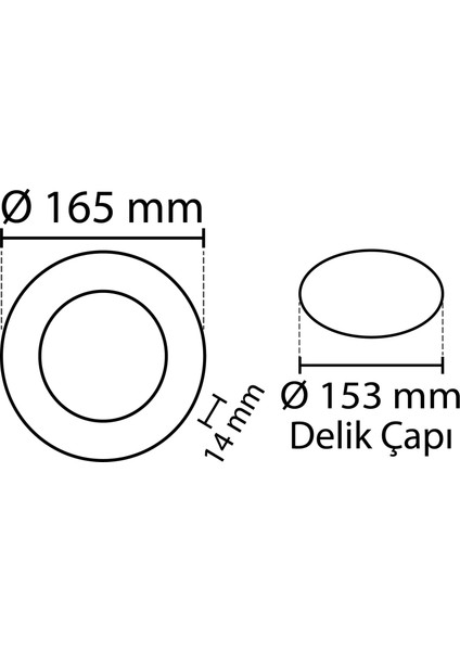 12W LED Panel Spot Noas fırsatları