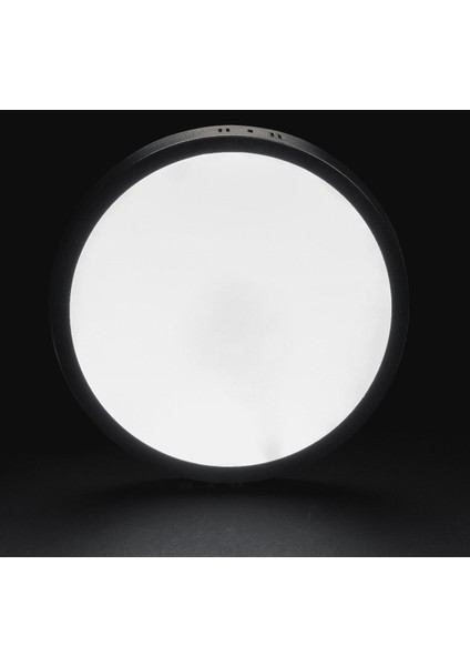24W Sıva Üstü LED Panel Siyah Oval
