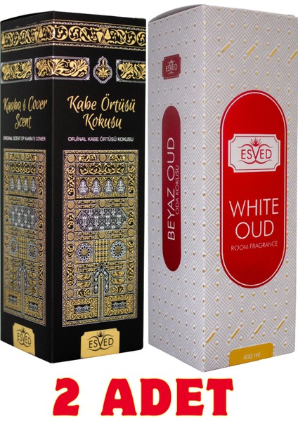 Kabe Örtüsü Kokusu ve Beyaz Oud & White Oud Oda ve Kumaş Spreyi Seccade Spreyi Oda Kokusu Koku 400 ml