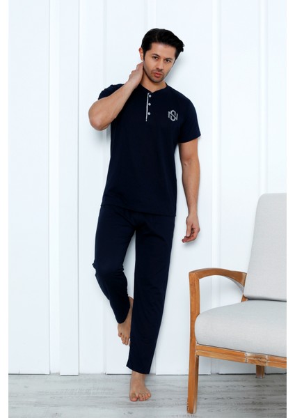 3 Parça Erkek Pijama Takımı- Babalar Günü Hediyesi modelleri