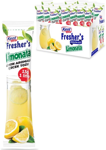 Fresher's Limonata Aromalı Toz Içecek 13 gr x 48 Adet