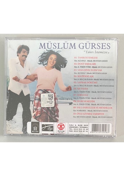 Müslüm Gürses - Tanrı İstemezse CD (Jelatininde Sıfır)