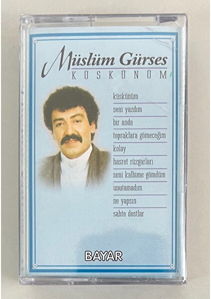 Müslüm Gürses - Küskünüm Kaset (Jelatininde Dönem Baskı Sıfır Kaset)