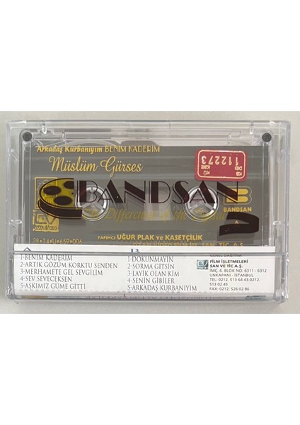 Müslüm Gürses - Gönlünüzdeki Altın Şarkılar 2 Kaset (Jelatininde Dönem Baskı Sıfır Kaset) fiyatları