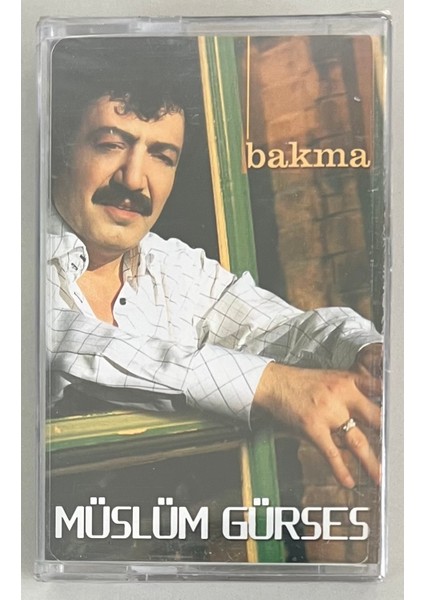 Müslüm Gürses - Bakma Kaset (Jelatininde Dönem Baskı Sıfır Kaset)