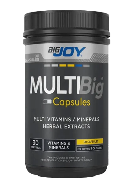 Sports Multibig Vitamin Mineral 90 Kapsül