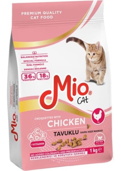 Kitten Tavuklu Yavru Kedi Maması 1 kg