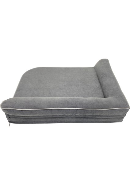 Bolster-L Üst Kalite Köpek Yatağı Süngerli Sıvı Geçirmez Alezli. %100 Elyaflı. 2 Fermuarlı indirimleri