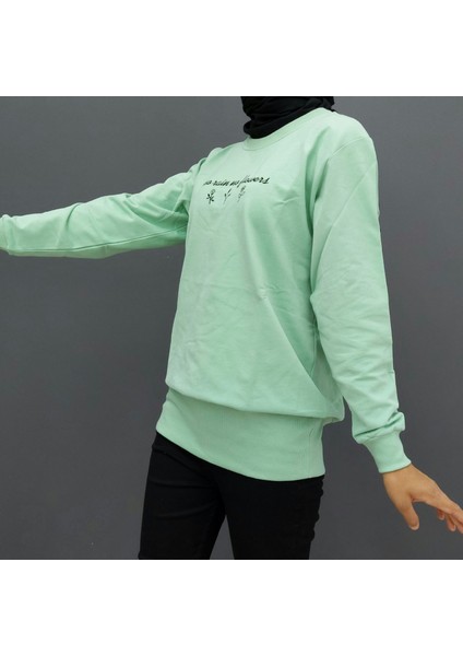 4007 Yazı Detaylı Büyük Beden Sweat indirimleri
