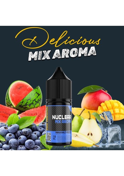 Mix Aroma Delicious Armut Yabanmersini Gıda Aroması 10 ml