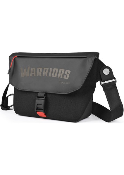 Çapraz Vücut Çantası Warriors Message Bag x Manyetik Tokalı Cordura 1000D Naylon Crossbody