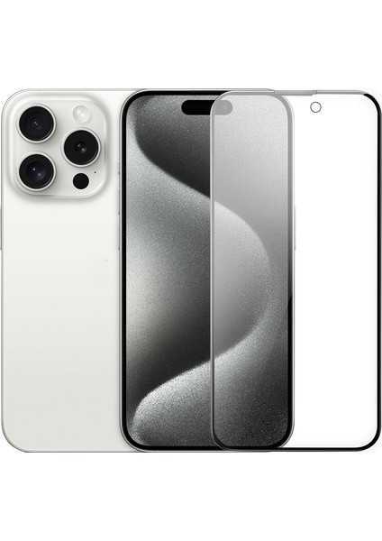 iPhone 15 Pro Uyumlu Wiwu WI-IP002 Ahize Toz Önleyici Ekran Koruyucu ve Kamera Lens Koruyucu Set