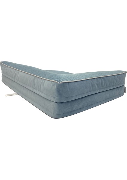 Bolster-L Üst Kalite Köpek Yatağı Süngerli Sıvı Geçirmez Alezli. %100 Elyaflı. 2 Fermuarlı