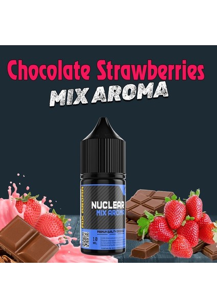 Mix Aroma Chocolate Strawberries Çikolata Çiilek Gıda Aroması 10 ml