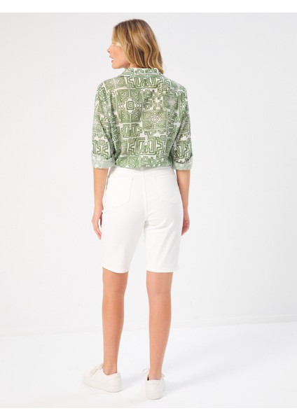 Normal Bel Slim Fit Şort 00061-2 fiyatları