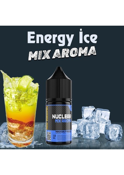 Mix Aroma Energy Ice Enerji Içeceği Buz Gıda Aroması 10 ml