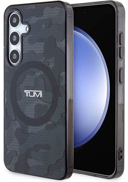 Galaxy S24 Uyumlu Kılıf Tumı Lisanslı Magsafe Özellikli Buzlanmış Saydam Ağ Kamuflajı Desenli Gri fiyatları