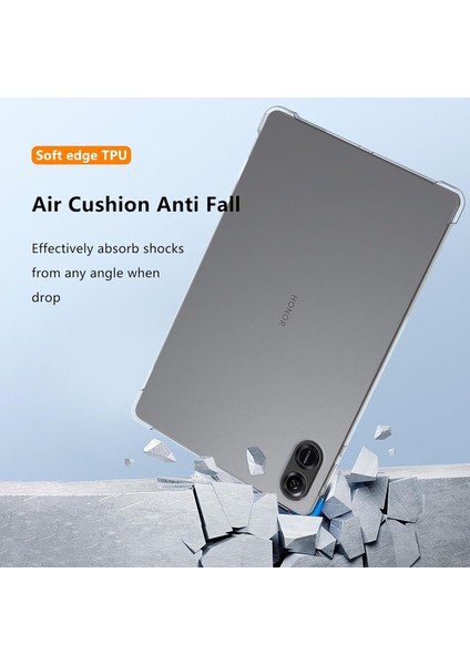 Xiaomi Redmi Pad Se 11 Inç 2023 Uyumlu Shockproof Airbag Şeffaf Kılıf + Ekran Koruyucu