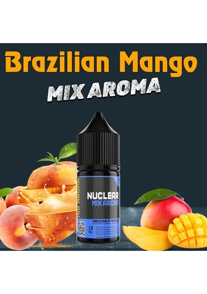 Nuclear Kimya Mix Aroma Brazilian Mango Gıda Aroması 10 ml