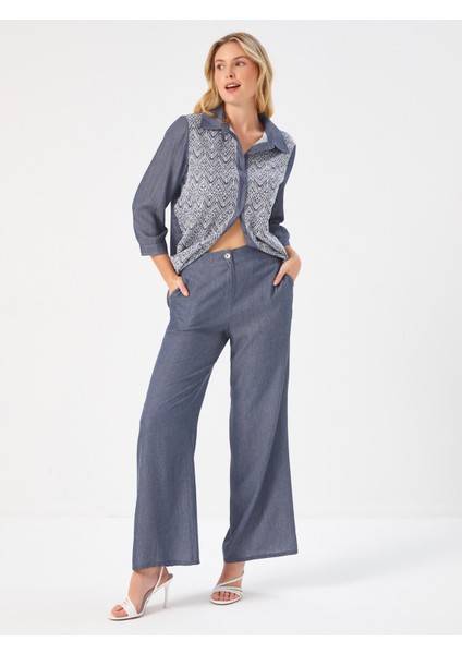 Beli Lastikli Comfort Fıt Pantolon 68535