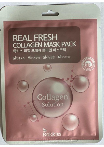 5x Collagen Mask - Sıkılaştırma ve Nemlendirme - Kolajen Yüz Maskesi 5 Adet