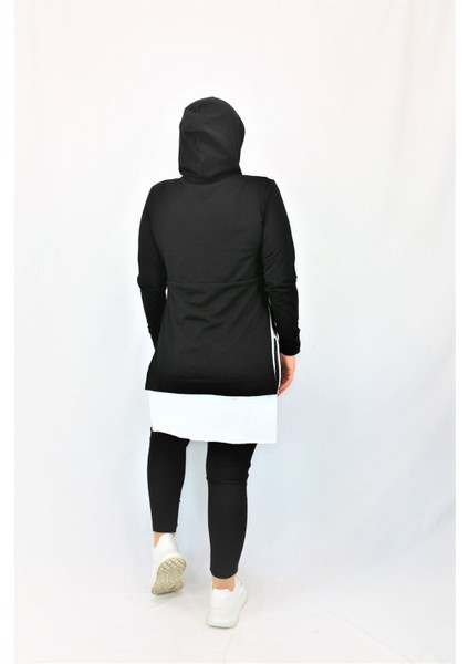 2580 Kapüşonlu Sweat Tunik